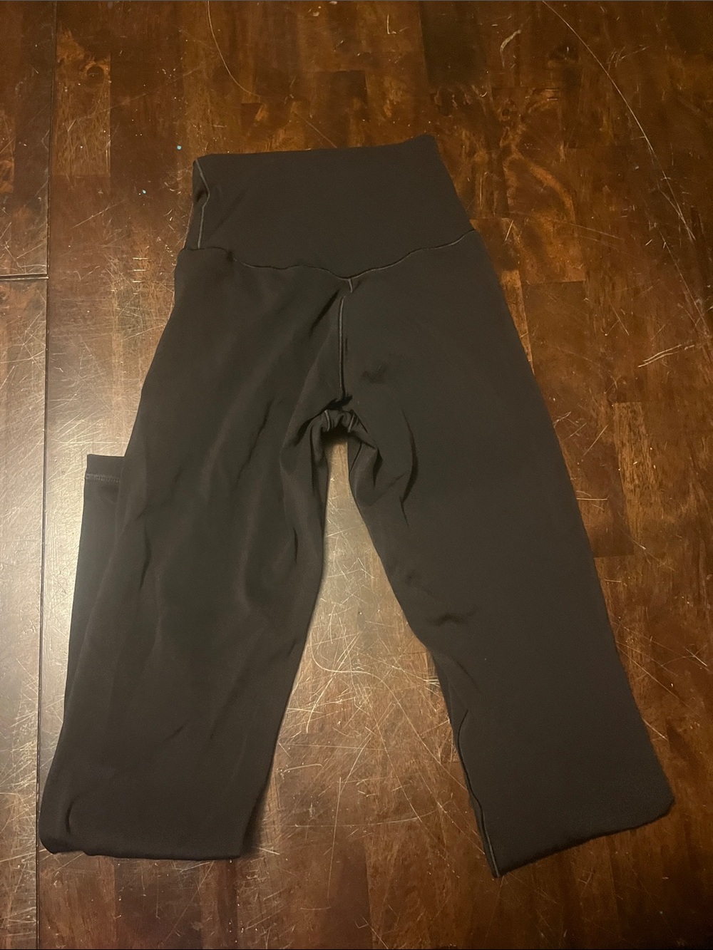 Aerie Black High-Waist Cross Over Leggings